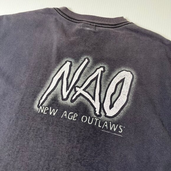 Vintage WWF New Age Outlaws Bad Ass Wrestling Tee L - Picture 5 of 11